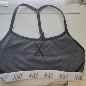 Nike Athletic Wear Sports Bra - Size Small - Grey & Black